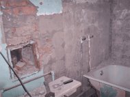 Ремонт ванной демонтаж старых материалов и коммуникаций